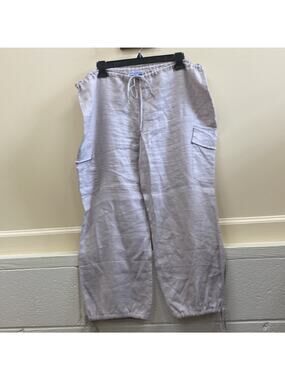ACROBAT women’s L khaki linen pants